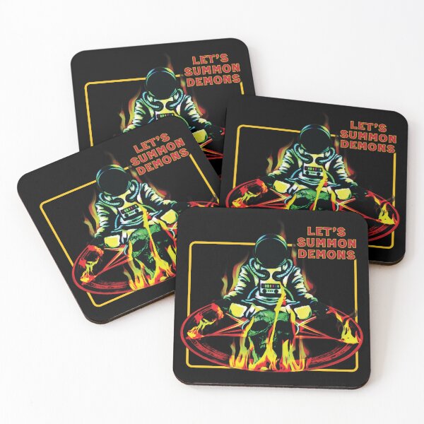 Item preview, LETS SUMMON DEMONS - Astronaut Occult Horror designed and sold by Scaryzz.