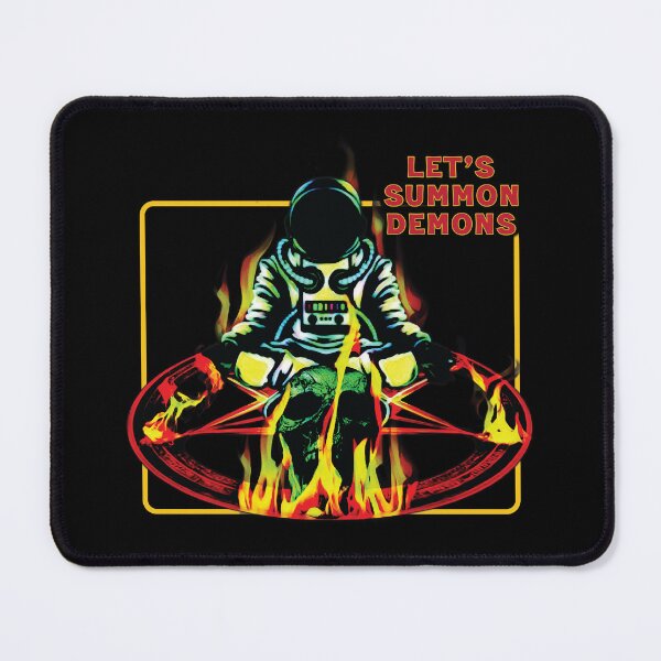 Item preview, LETS SUMMON DEMONS - Astronaut Occult Horror designed and sold by Scaryzz.