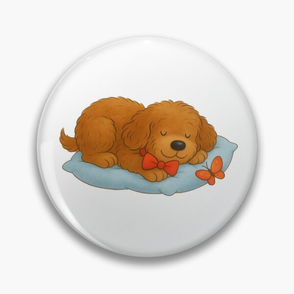 Item preview, Ted the cockapoo sleeping designed and sold by Thale's Designs.