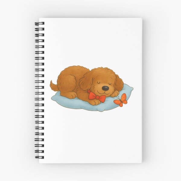 Item preview, Ted the cockapoo sleeping designed and sold by Thale's Designs.