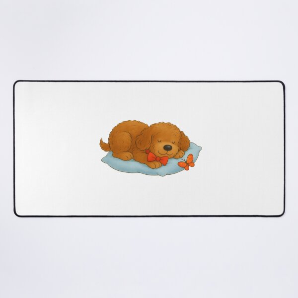 Item preview, Ted the cockapoo sleeping designed and sold by Thale's Designs.