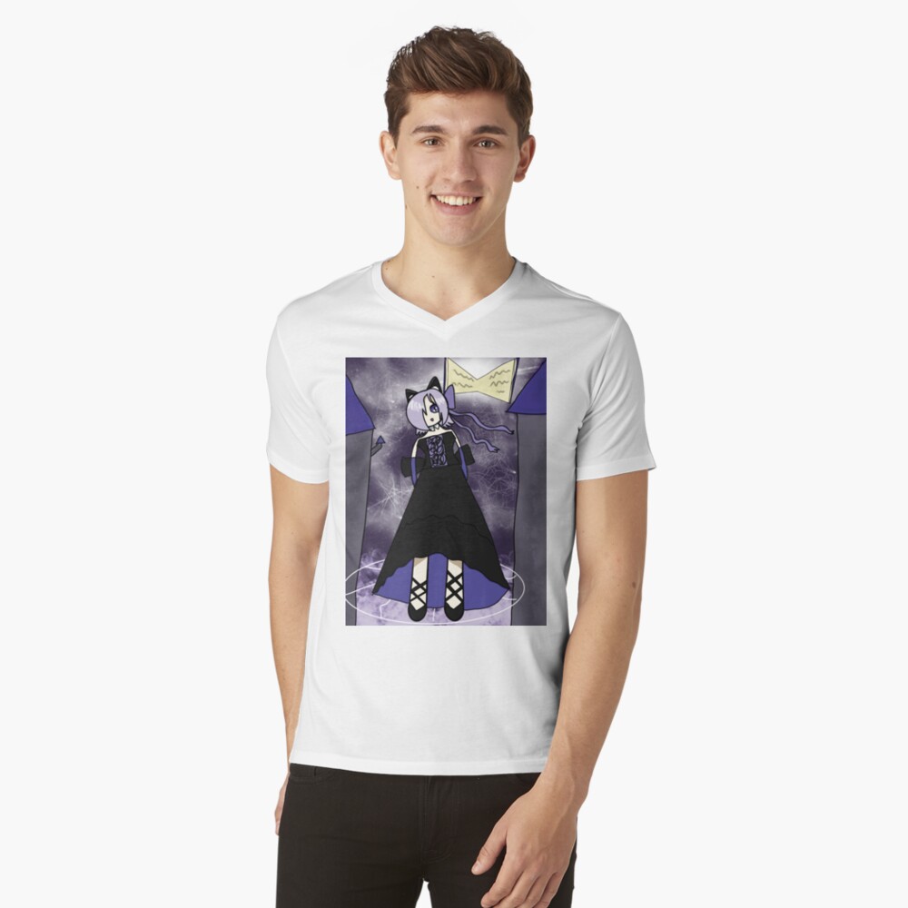 Item preview, V-Neck T-Shirt designed and sold by CosmicNekoArt.