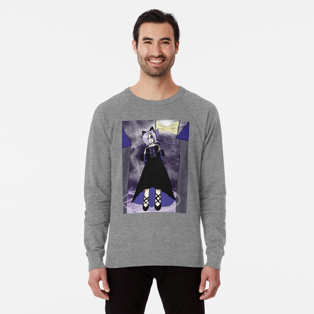 Item preview, Lightweight Sweatshirt designed and sold by CosmicNekoArt.
