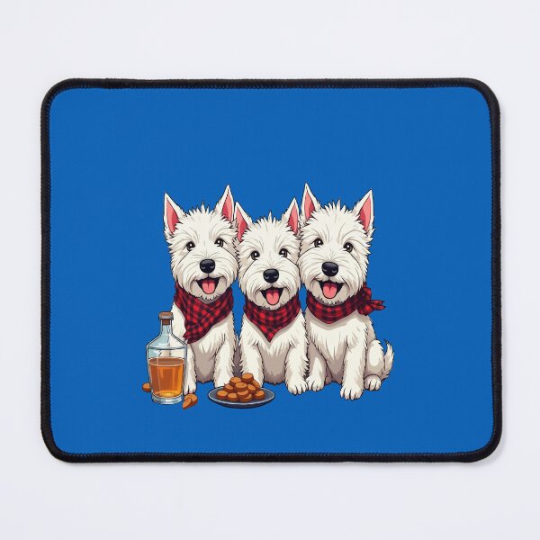 Item preview, West Highland Terriers, Scottish Neckerchief and Whisky Burns Supper designed and sold by taiche.