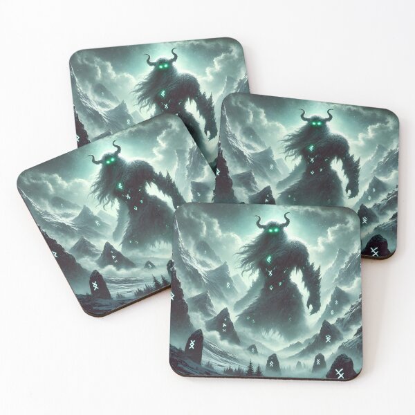 Item preview, "Gerðr – Norse Frost Giantess of Beauty and Earth | Mythic Rune Art" designed and sold by Umbra666.