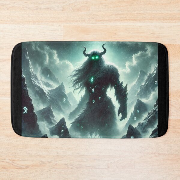 Item preview, "Gerðr – Norse Frost Giantess of Beauty and Earth | Mythic Rune Art" designed and sold by Umbra666.