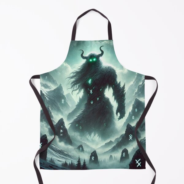 Item preview, "Gerðr – Norse Frost Giantess of Beauty and Earth | Mythic Rune Art" designed and sold by Umbra666.