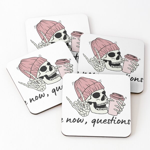 Item preview, Coffee Quote Pun Humor - Coffee Now, Questions Later designed and sold by holaitssher.
