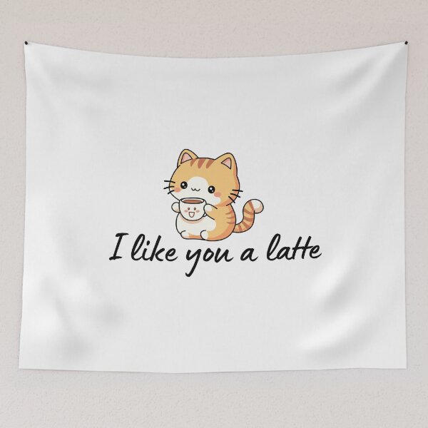 Item preview, Coffee Quote Pun Humor - I Like You a Latte designed and sold by holaitssher.