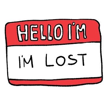 Artwork thumbnail, Hello i'm Lost by Childish by Design