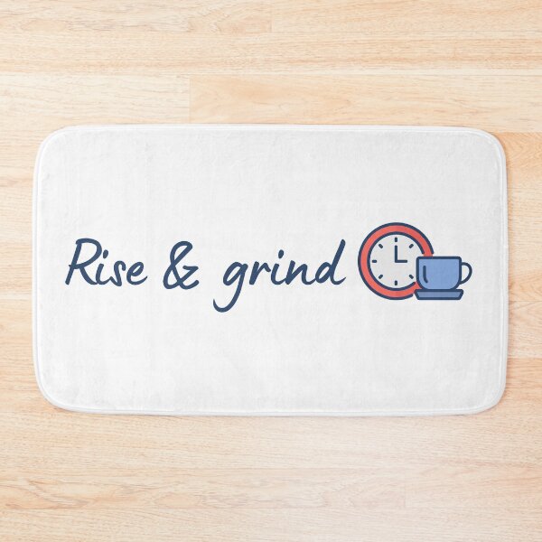 Item preview, Coffee Quote Pun Humor - Rise and Grind designed and sold by holaitssher.