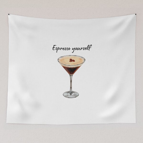 Item preview, Coffee Quote Pun Humor - Espresso Yourself designed and sold by holaitssher.