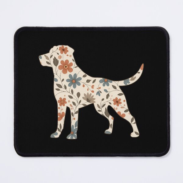 Item preview, Floral Retriever Dog Labrador Pet Art designed and sold by Blok45.