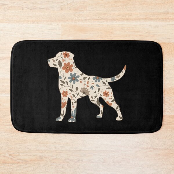 Item preview, Floral Retriever Dog Labrador Pet Art designed and sold by Blok45.