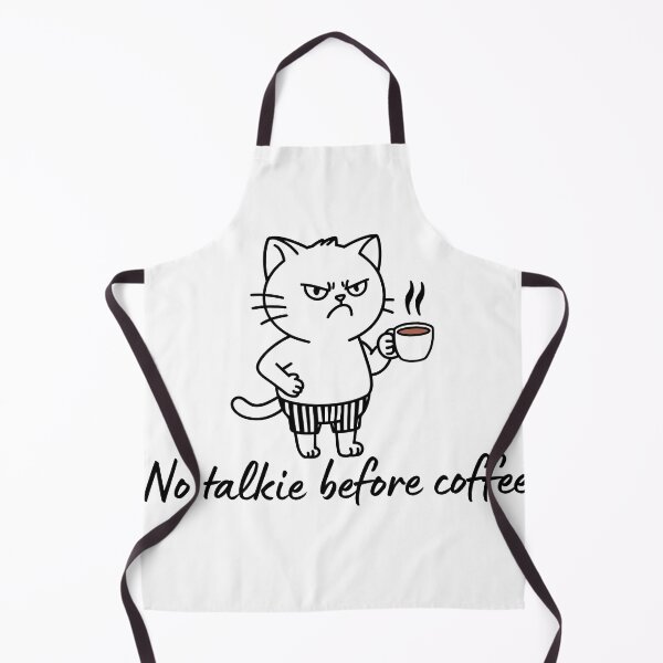 Item preview, Coffee Quote Pun Humor - No Talkie Before Coffee designed and sold by holaitssher.