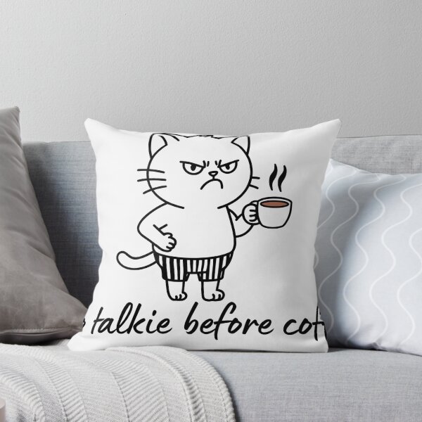 Item preview, Coffee Quote Pun Humor - No Talkie Before Coffee designed and sold by holaitssher.