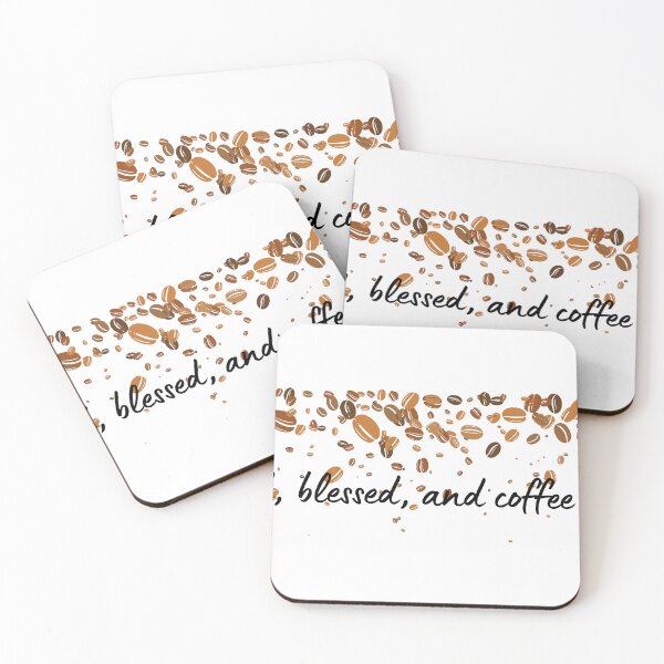Item preview, Coffee Quote Pun Humor - Stressed, Blessed, and Coffee Obsessed designed and sold by holaitssher.