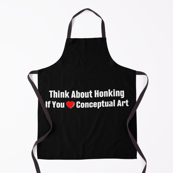 Item preview, Think About Honking If You Love Conceptual Art Funny Bumper designed and sold by Jaxym.