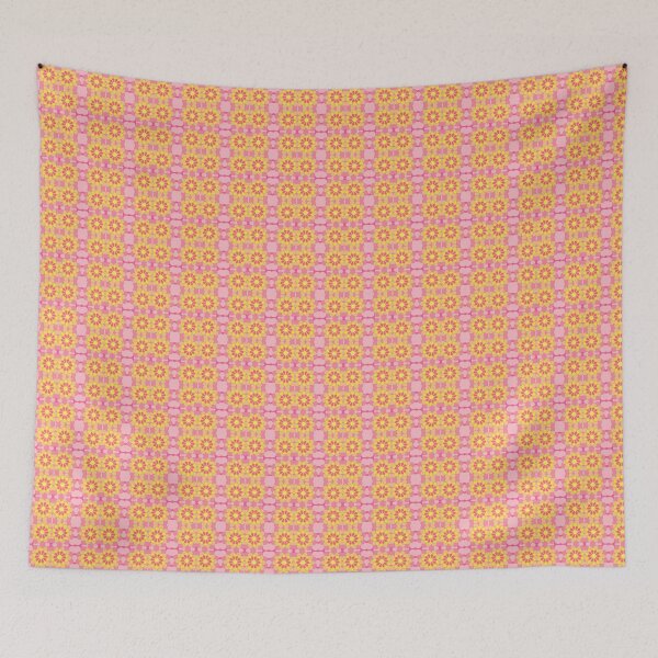 Item preview, floral vintage colorful seamless repeat pattern designed and sold by Abrahamjrnd.