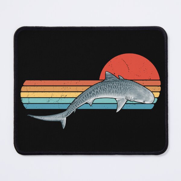 Item preview, Tiger Shark Retro Sunset designed and sold by NicGrayGraphic.