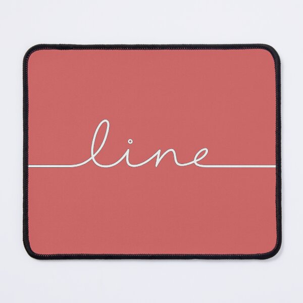 Item preview, Line shaped into the word itself white designed and sold by ___L__I__N__E___.