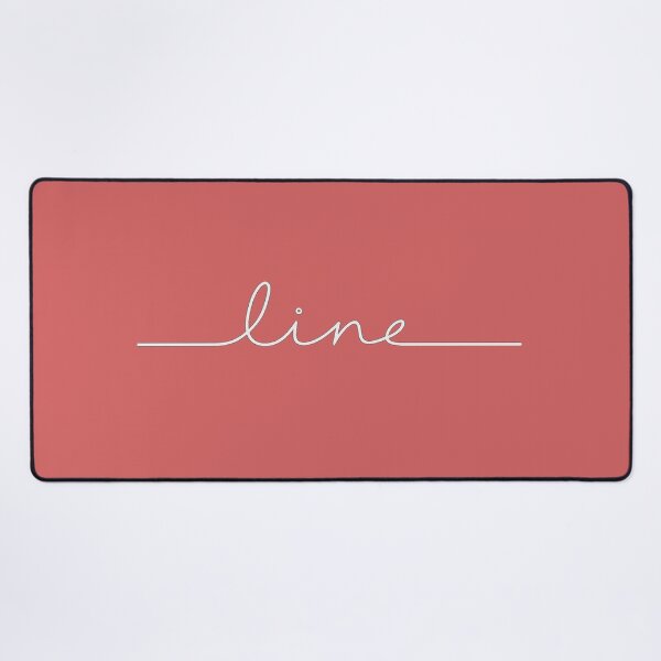 Item preview, Line shaped into the word itself white designed and sold by ___L__I__N__E___.