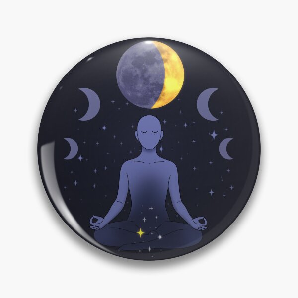 Item preview, Lunar Lotus – Waxing Crescent (Growth & Intention) designed and sold by Iskren Krastev.