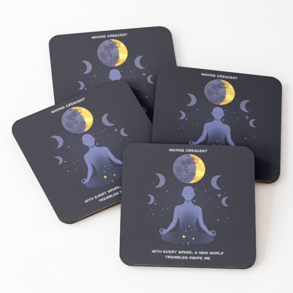 Item preview, Lunar Lotus – Waxing Crescent (Growth & Intention) designed and sold by Iskren Krastev.