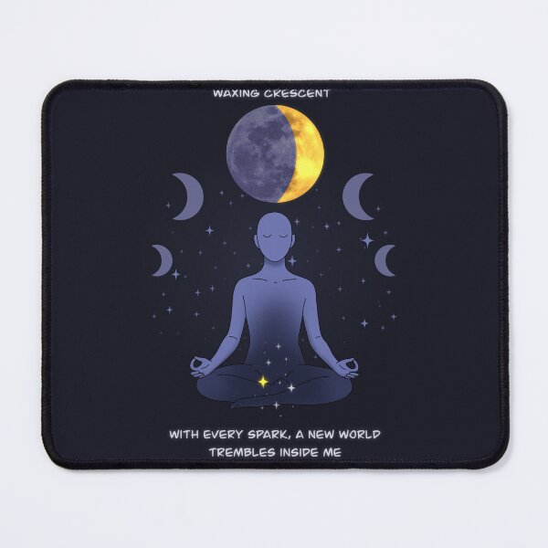 Item preview, Lunar Lotus – Waxing Crescent (Growth & Intention) designed and sold by Iskren Krastev.