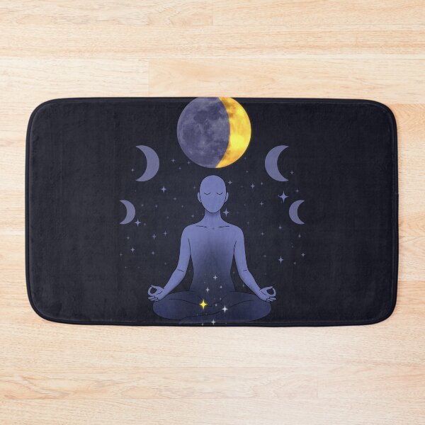 Item preview, Lunar Lotus – Waxing Crescent (Growth & Intention) designed and sold by Iskren Krastev.
