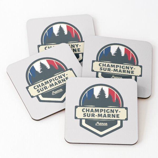 Item preview, Champigny-sur-Marne France Retro Vintage Badge designed and sold by World Designs.