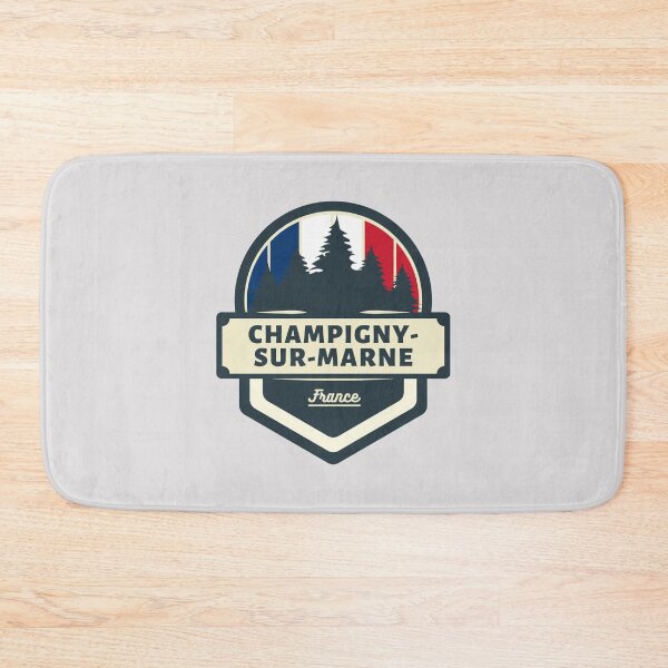 Item preview, Champigny-sur-Marne France Retro Vintage Badge designed and sold by World Designs.