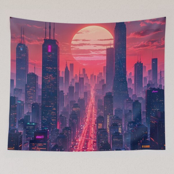 Item preview, Summer Nights in Neon Dreams designed and sold by Ink Art Design.