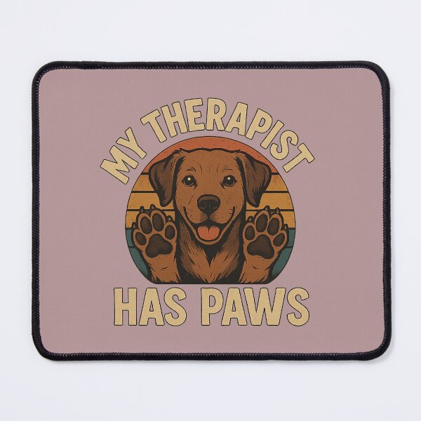 Item preview, My Therapist Has Paws Cute Dog Retriever designed and sold by CozyAndSweet.