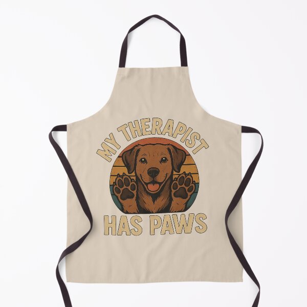 Item preview, My Therapist Has Paws Cute Dog Retriever designed and sold by CozyAndSweet.