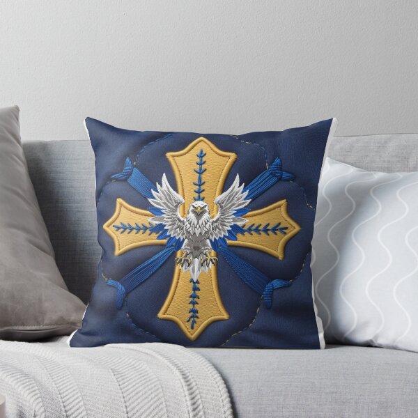 Item preview, Embroidered Swedish Eagle Design  Bold National Wildlife Patch designed and sold by ArtDesignTp.
