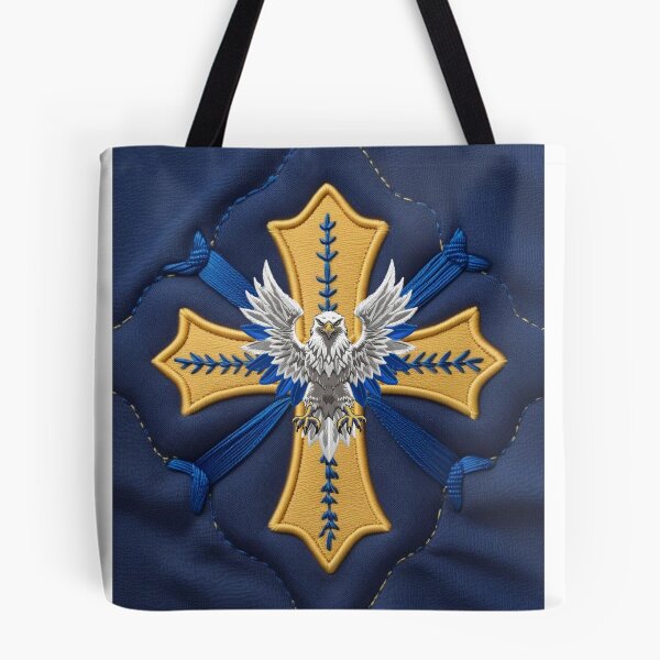 Item preview, Embroidered Swedish Eagle Design  Bold National Wildlife Patch designed and sold by ArtDesignTp.