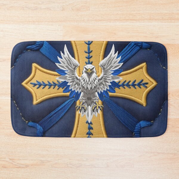 Item preview, Embroidered Swedish Eagle Design  Bold National Wildlife Patch designed and sold by ArtDesignTp.
