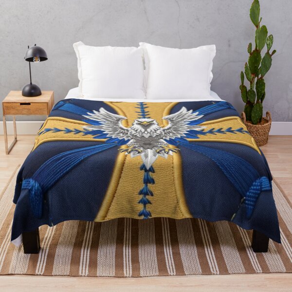 Item preview, Embroidered Swedish Eagle Design  Bold National Wildlife Patch designed and sold by ArtDesignTp.