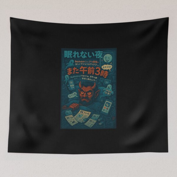 Item preview, Sleepless Yokai Night – 3AM Brainstorm designed and sold by YamiHaus.