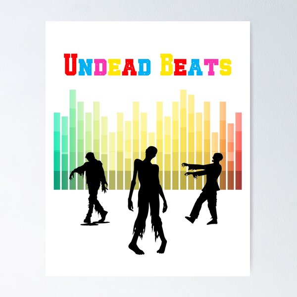 Item preview, Undead Beats: Zombie Equalizer Rave T-Shirt designed and sold by GorinART.