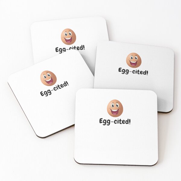 Item preview, Egg-Cited Sticker PNG – Cute Breakfast Egg Digital Sticker – Funny Food Pun Sublimation Design – Kawaii Clipart for Mugs, Planners & Crafts designed and sold by RudeCotton.