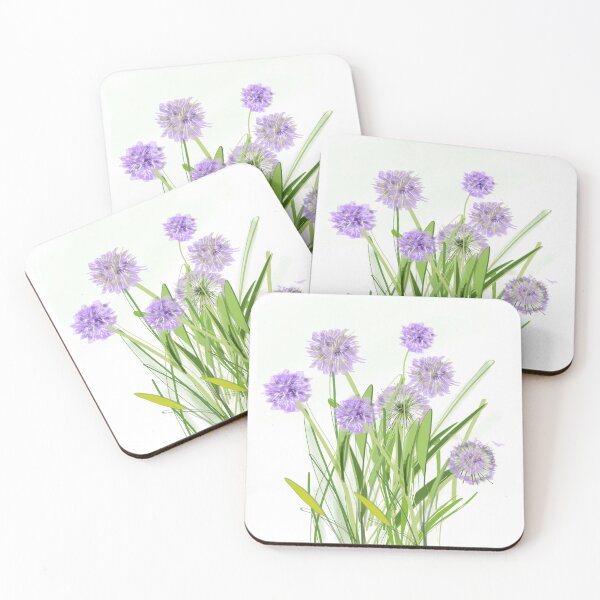 Item preview, Purple allium designed and sold by Ginger Tea Studio.