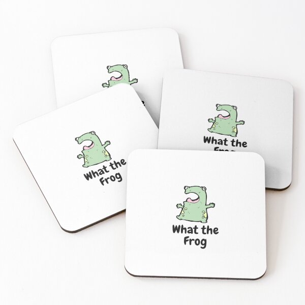 Item preview, What The Frog Sticker PNG – Funny Frog Pun Digital Sticker – Cute Animal Sublimation Design – Sarcastic Amphibian Clipart for DIY Crafts & Mugs designed and sold by RudeCotton.