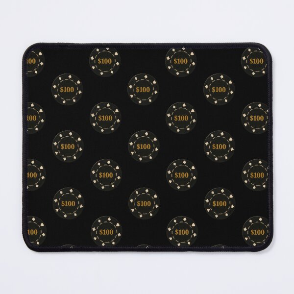 Item preview, Black $100 Poker Chip designed and sold by Blazeprojects.