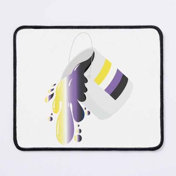 Item preview, Nonbinary Pride Overflow – Paint Can Art designed and sold by Rainbowtree8.