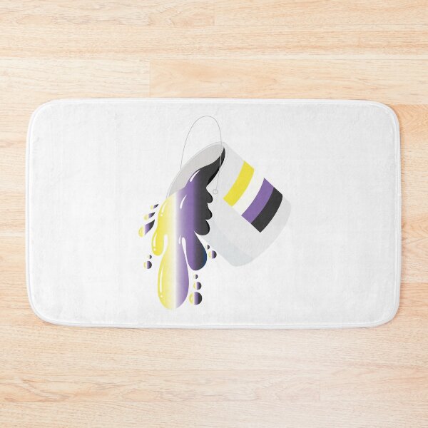 Item preview, Nonbinary Pride Overflow – Paint Can Art designed and sold by Rainbowtree8.