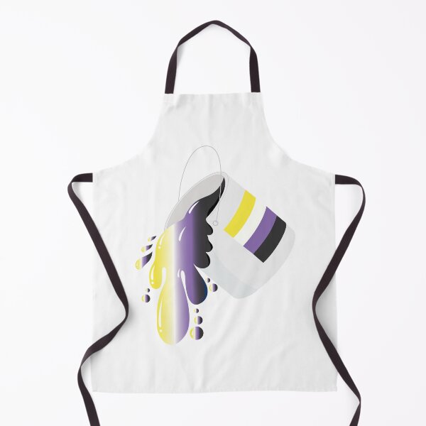 Item preview, Nonbinary Pride Overflow – Paint Can Art designed and sold by Rainbowtree8.
