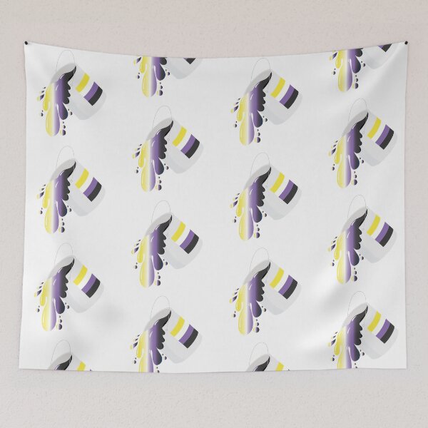 Item preview, Nonbinary Pride Overflow – Paint Can Art designed and sold by Rainbowtree8.