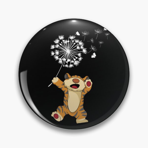 Item preview, Cute Tiger Lover Kids Dandelion Flower Baby Tiger designed and sold by DSWShirts.